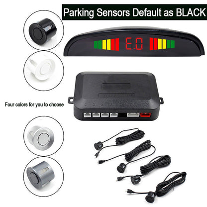 Digital Display Car Sensor Backup Reverse Rear View Radar Alarm Safety System Kit