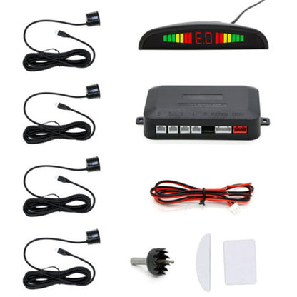 Digital Display Car Sensor Backup Reverse Rear View Radar Alarm Safety System Kit