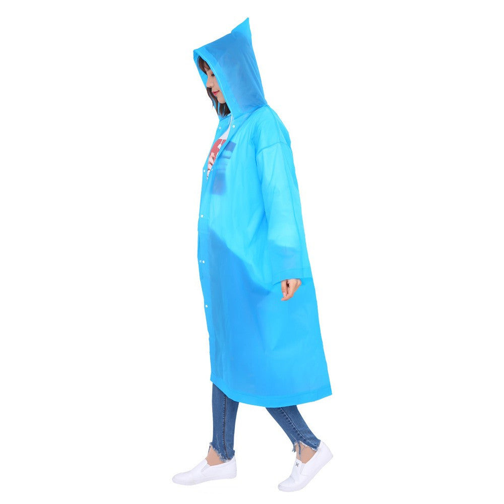 Outdoor Camping Adults Disposable Rain Poncho Emergency Waterproof Raincoat Clear Rain Gear