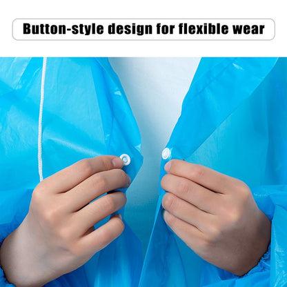 Outdoor Camping Adults Disposable Rain Poncho Emergency Waterproof Raincoat Clear Rain Gear