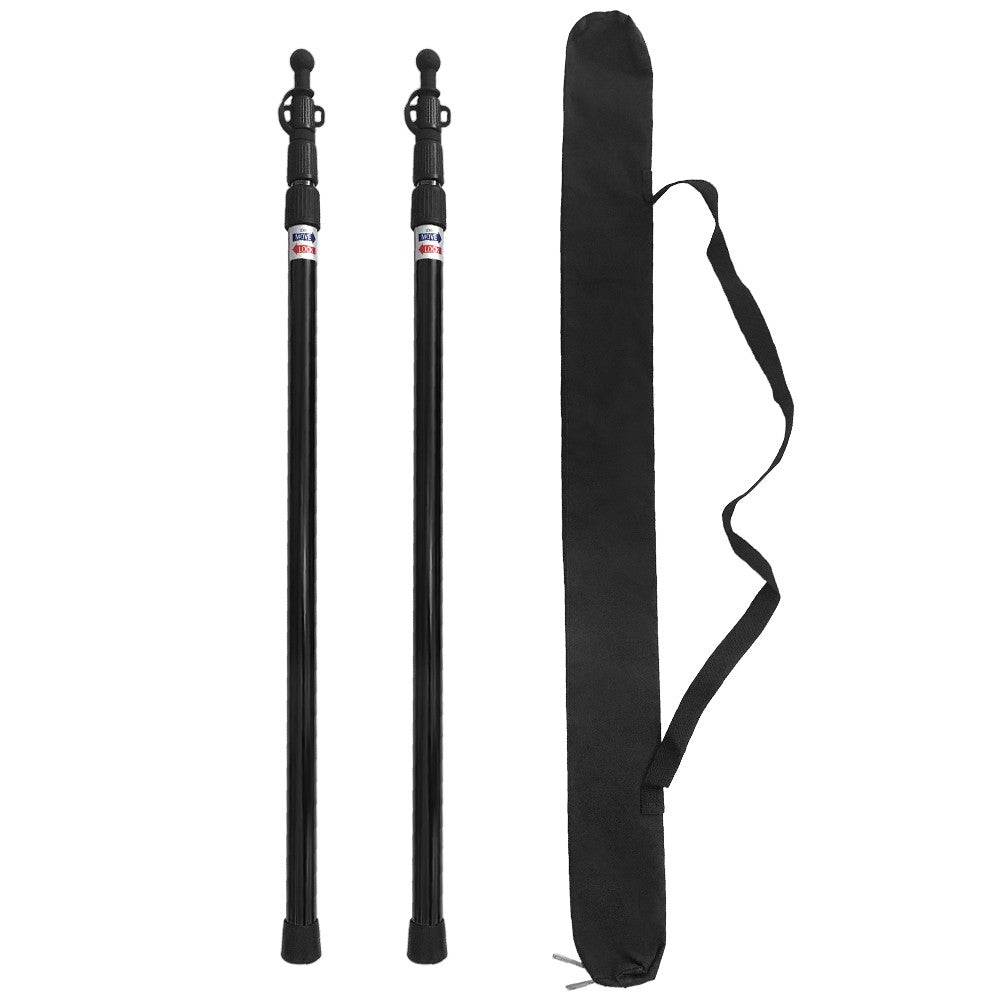 2Pcs Telescoping Tarp Poles Adjustable Tent Poles Lightweight Aluminum Tent Poles Replacement for Camping Backpacking Hammocks Shelters