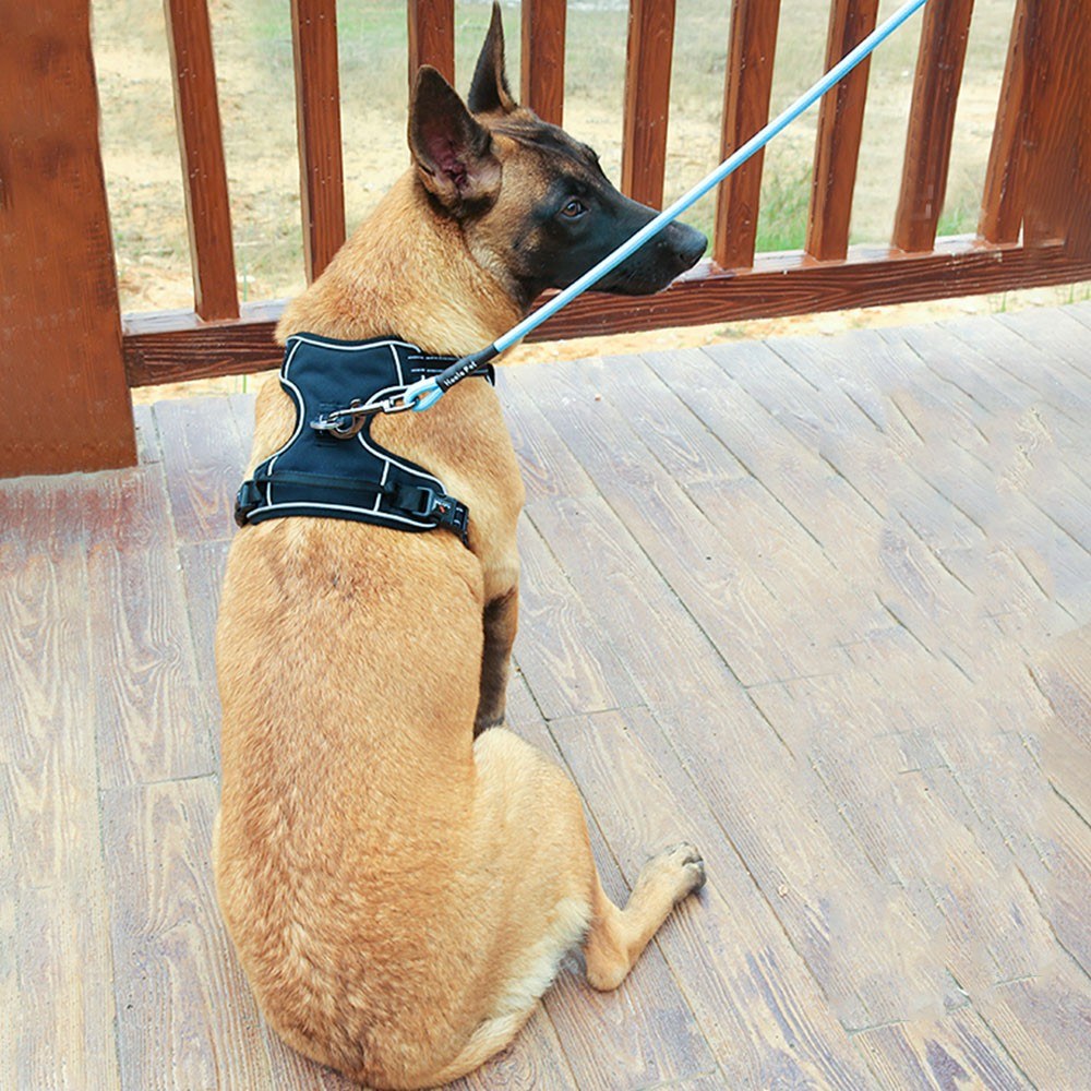 DODOPET Dog Harness No Pull Pet Harness Reflective Adjustable No Choke Pet Vest