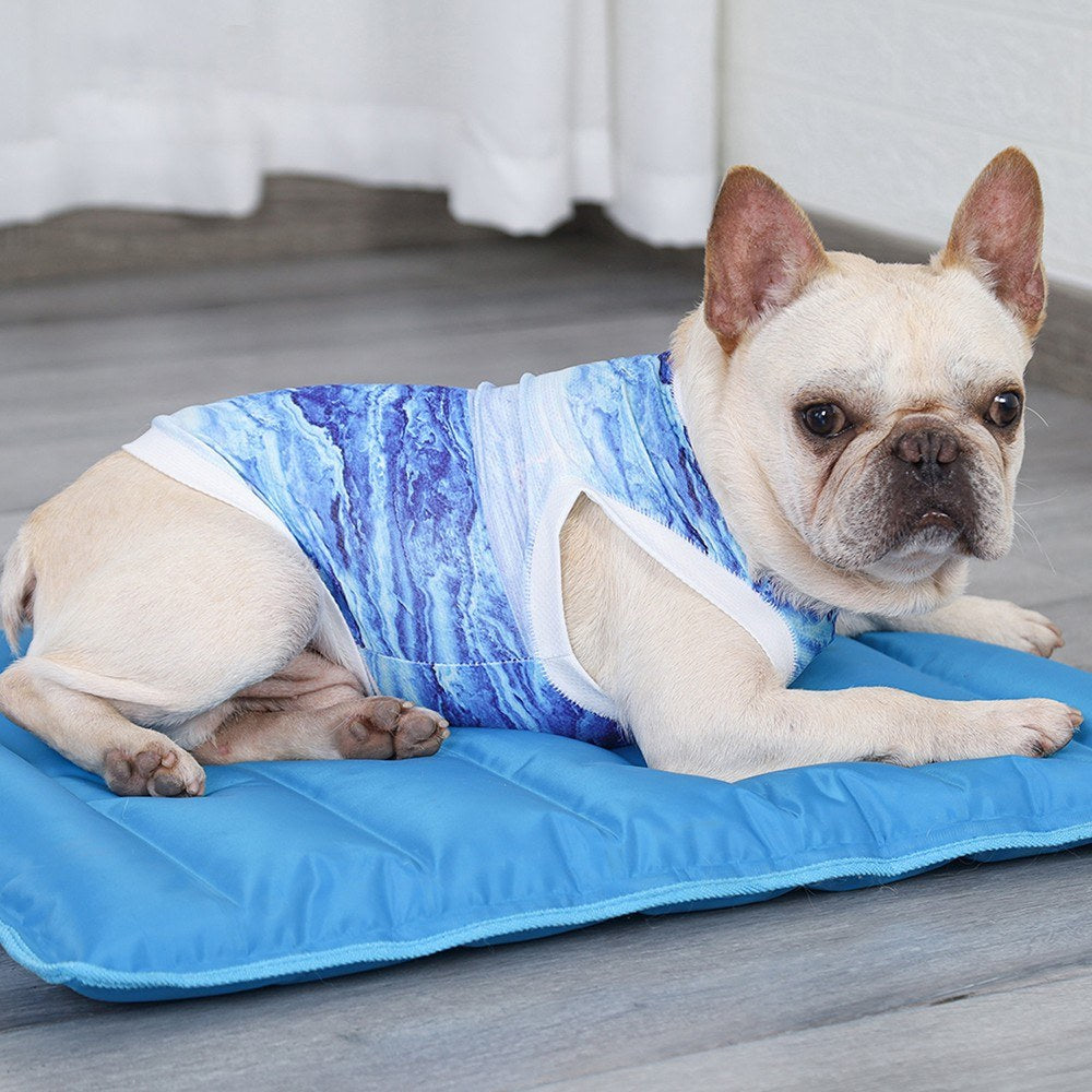 DOGLEMI Pet Summer Cooling Shirt Breathable Vest Puppy Sweatshirt Dog Clothes