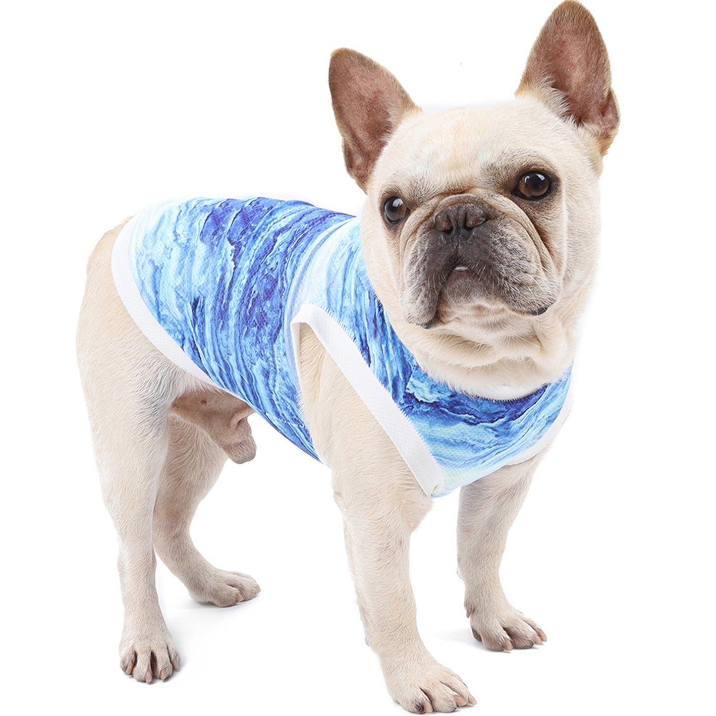 DOGLEMI Pet Summer Cooling Shirt Breathable Vest Puppy Sweatshirt Dog Clothes