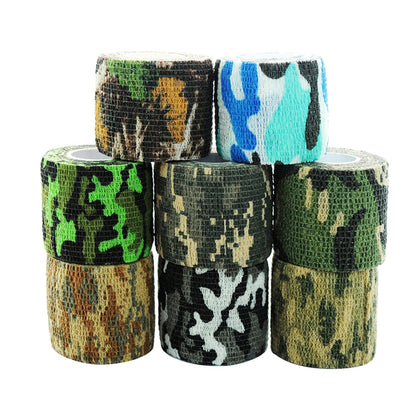 1 Roll Camouflage Camo Tape Outdoor Shooting Hunting Camera Tools Wrap Army Camouflage Stealth Tape Camping Accessories