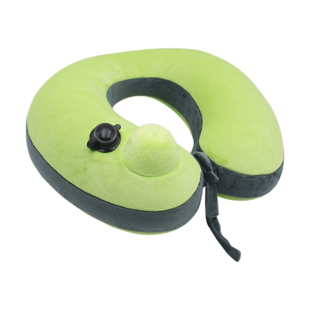 Travel Neck Pillow Inflatable U Shape Headrest Cushion for Travel, Airplane, Business Trip