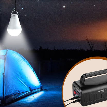 ISOLAR Multi-functional Mini Portable Solar Radio with USB Memory Card MP3 Music Playing Function Outdoor Camping Emergency Illumination System