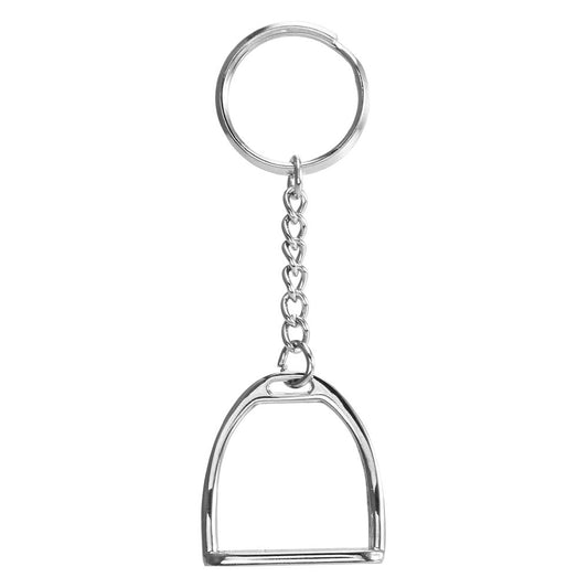 Zinc Alloy Key Holder Stirrup Pendant Key Ring Mini Keychain for Men Women