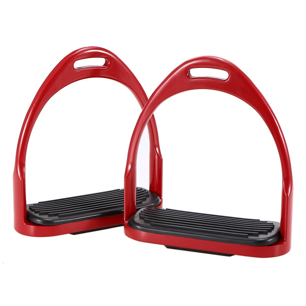 1 Pair Horse Stirrups Aluminum Safety Horse Riding Stirrup Non-Slip Equestrian Stirrups for Saddle