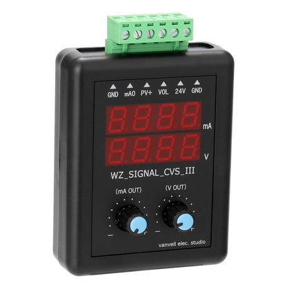 24V Current Voltage Transmitter 4-20mA Signal Generator Signal Calibrator with Display