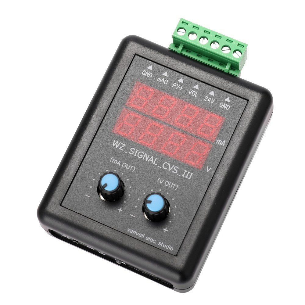 24V Current Voltage Transmitter 4-20mA Signal Generator Signal Calibrator with Display