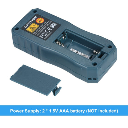 Laser Distance Meter Bubble Level Handheld 1.6-inch LCD Diastimeter Pythagorean Mode Measure Distance Area and Volume