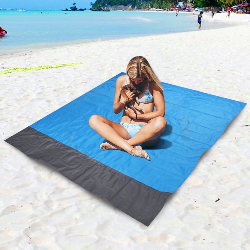 Beach Blanket Sandproof Beach Mat Quick Drying Portable Picnic Sheet for Outdoor Travel