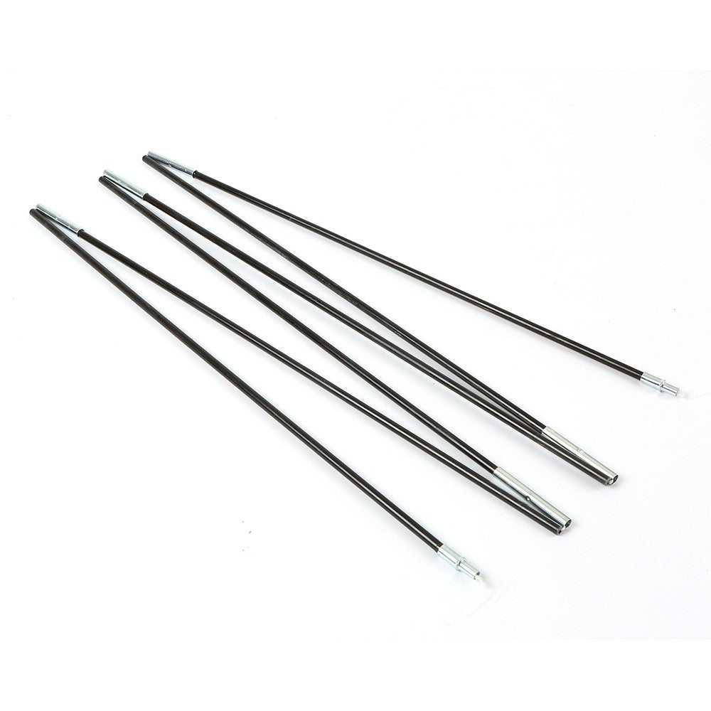 1 Pair Outdoor Camping Tent Collapsible Support Rod Glass Fiber Replacement Tent Pole Kit