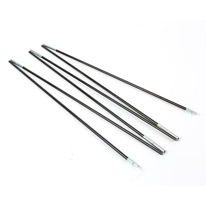 1 Pair Outdoor Camping Tent Collapsible Support Rod Glass Fiber Replacement Tent Pole Kit