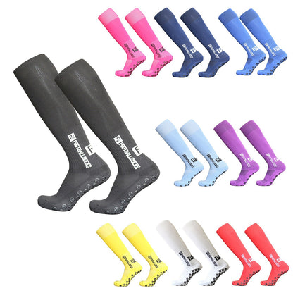 1 Pair Football Socks Sports Polyester Anti-Slip Baseball Football Soccer Tube Socks High Tube Long Knee Breathable Compression Socks