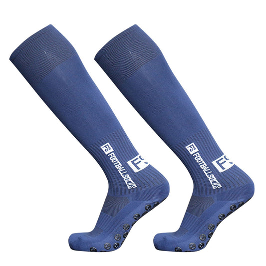 1 Pair Football Socks Sports Polyester Anti-Slip Baseball Football Soccer Tube Socks High Tube Long Knee Breathable Compression Socks