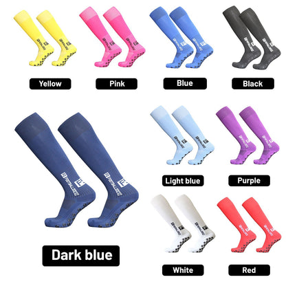 1 Pair Football Socks Sports Polyester Anti-Slip Baseball Football Soccer Tube Socks High Tube Long Knee Breathable Compression Socks