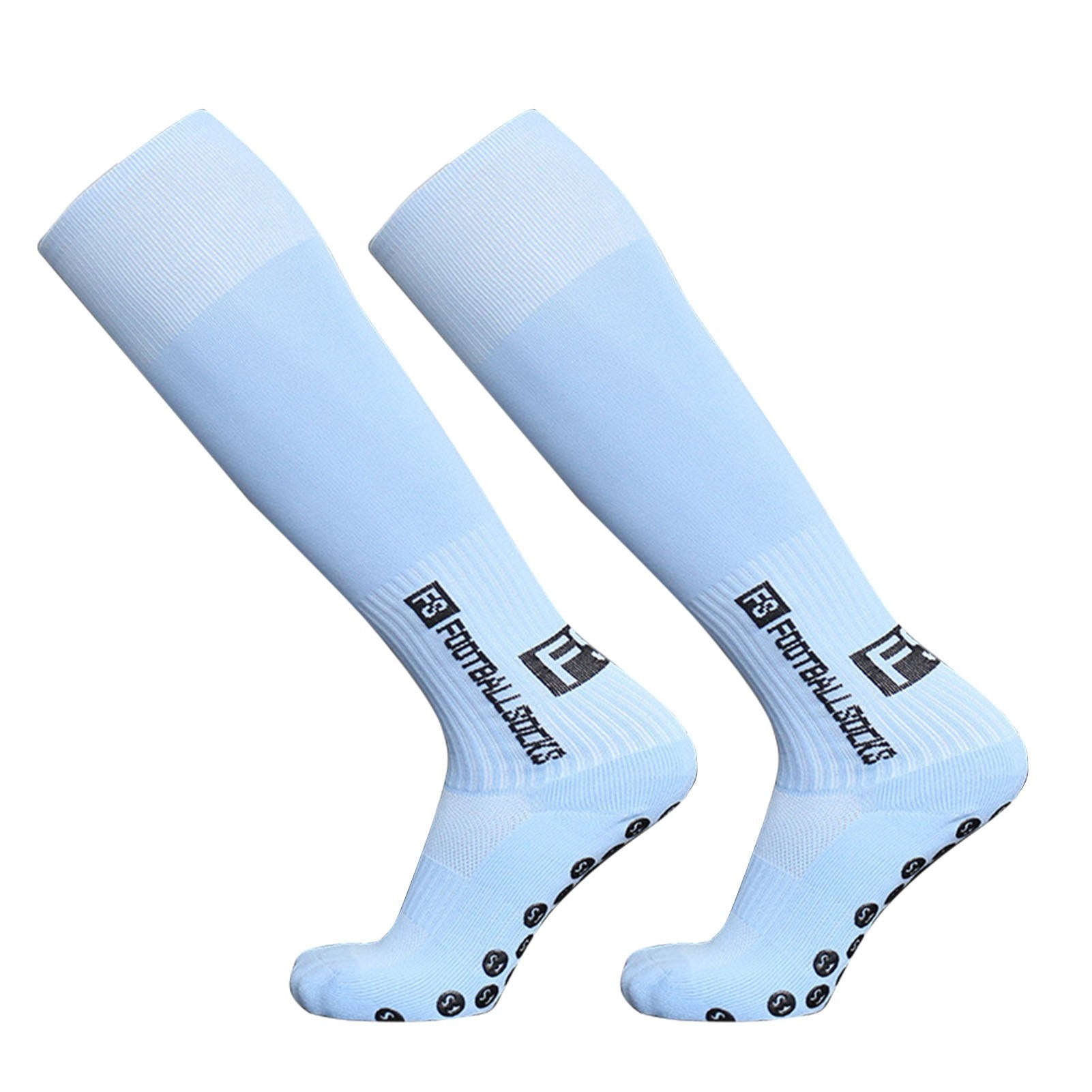 1 Pair Football Socks Sports Polyester Anti-Slip Baseball Football Soccer Tube Socks High Tube Long Knee Breathable Compression Socks