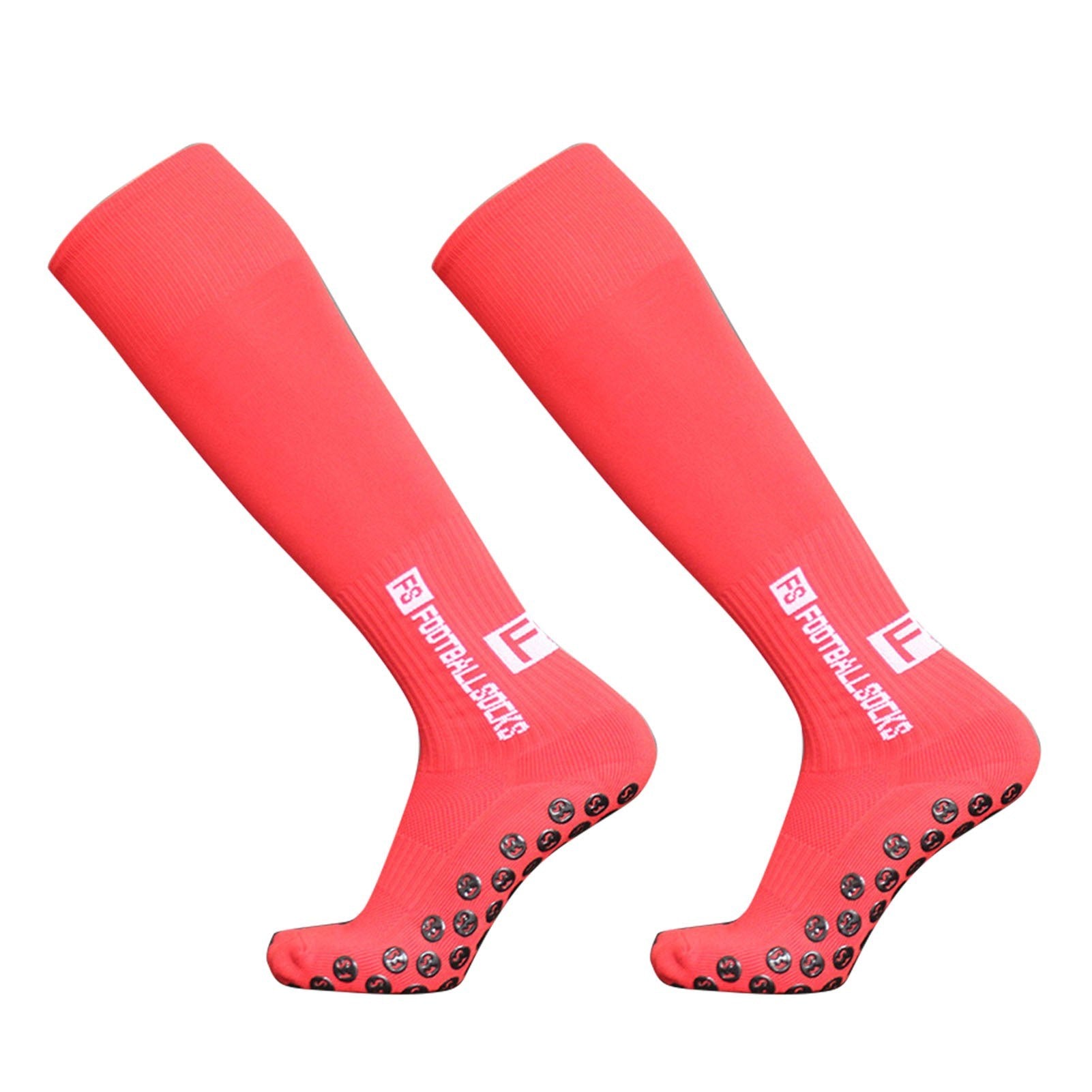 1 Pair Football Socks Sports Polyester Anti-Slip Baseball Football Soccer Tube Socks High Tube Long Knee Breathable Compression Socks