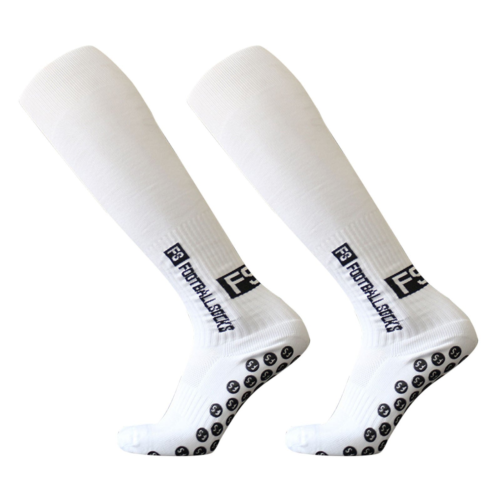 1 Pair Football Socks Sports Polyester Anti-Slip Baseball Football Soccer Tube Socks High Tube Long Knee Breathable Compression Socks