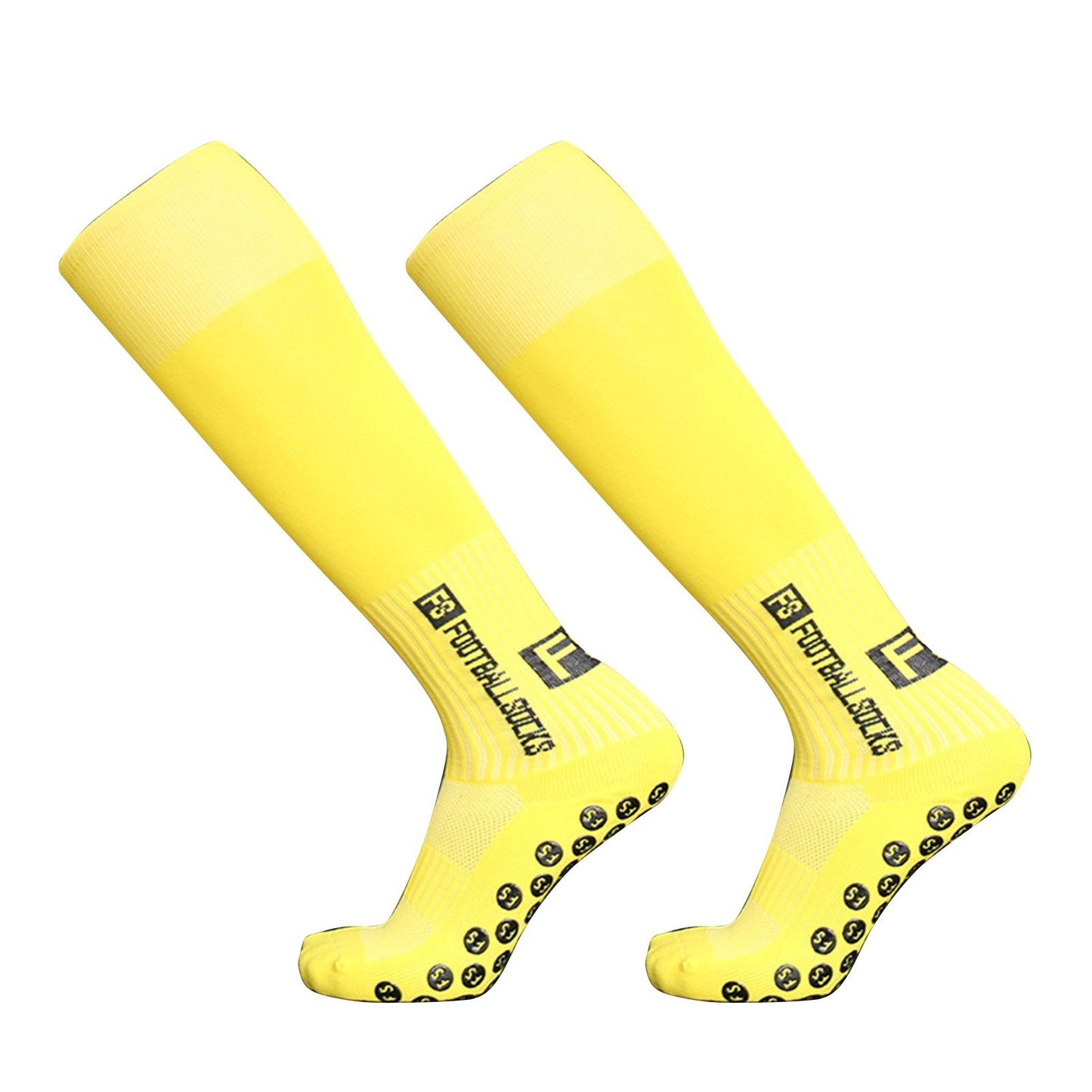 1 Pair Football Socks Sports Polyester Anti-Slip Baseball Football Soccer Tube Socks High Tube Long Knee Breathable Compression Socks