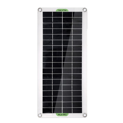 30W Portable Solar Panel Polycrystalline Solar Charge Controller for Car Marine Boat Outdoor Camping