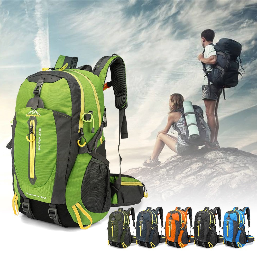 40L Hiking Camping Travel Backpack Water-resistant Outdoor Daypack Weekender Backpack Super Large Bag