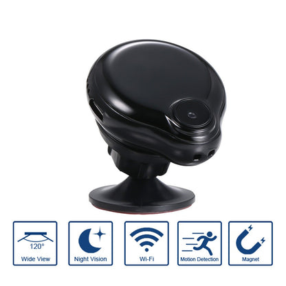 Mini Body WiFi Camera Wearable Hidden Spy Cam 1080P HD Night Vision Camera Indoor Covert Security Camera for Home and Office