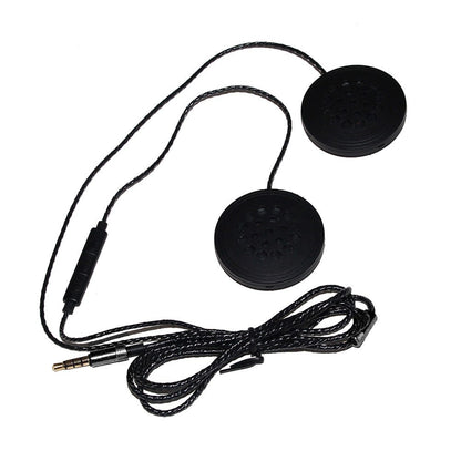 Motorcycle Helmet Wired Headset Universal Racing Helmet Speakers 3.5mm Music Headset for Motorcycle Rider