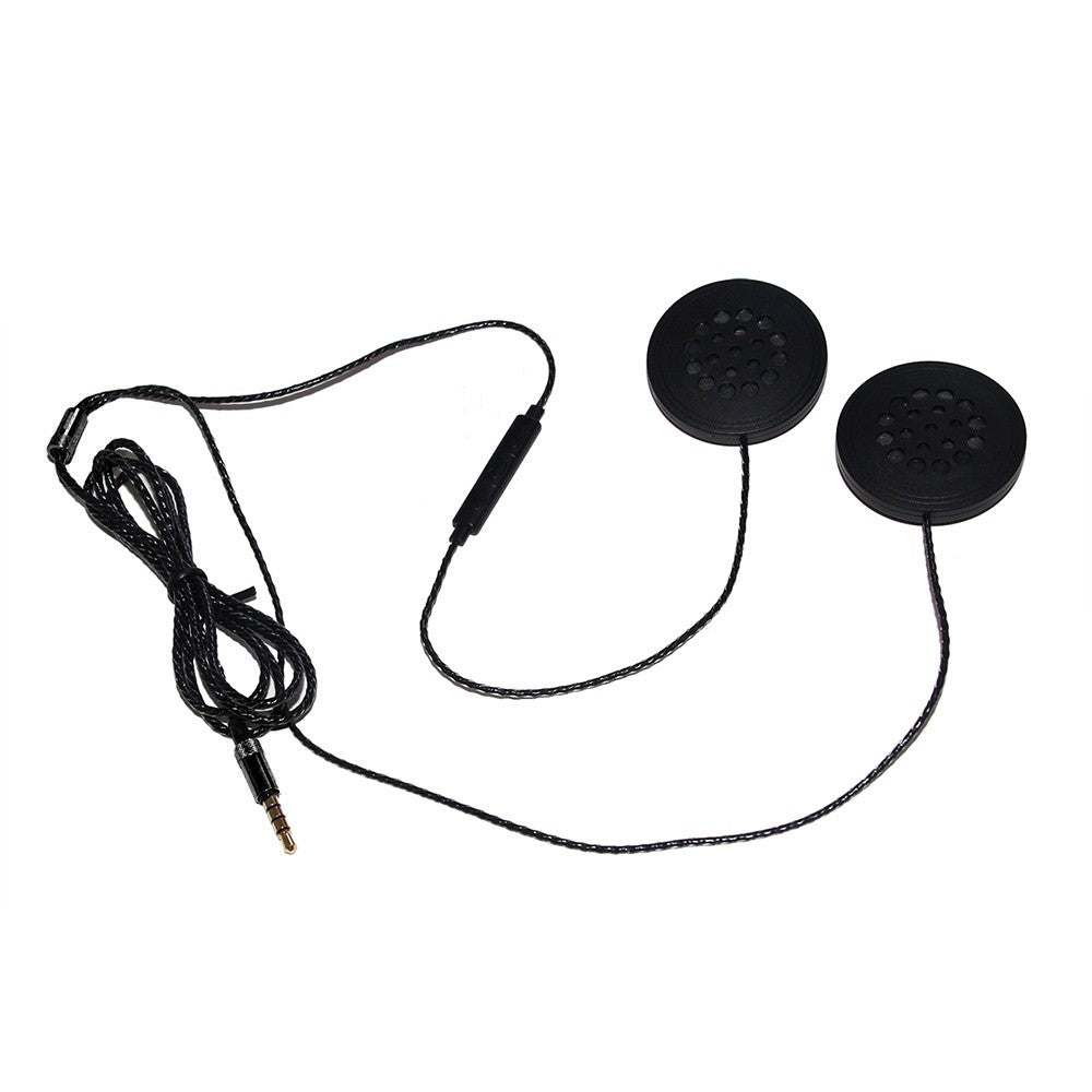 Motorcycle Helmet Wired Headset Universal Racing Helmet Speakers 3.5mm Music Headset for Motorcycle Rider