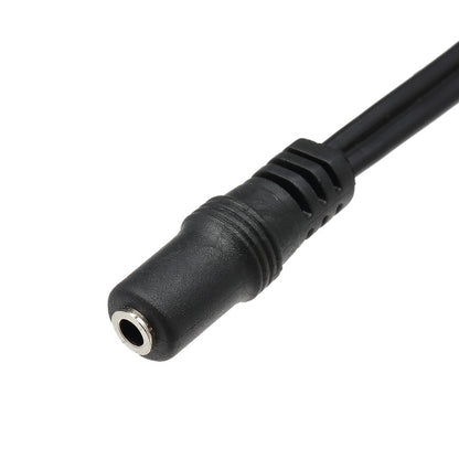 0.25m 3.5mm Female to 2 RCA Male Audio Stereo Adapter Cable RCA Y Splitter Cord for HDTV Headphone Amplifier