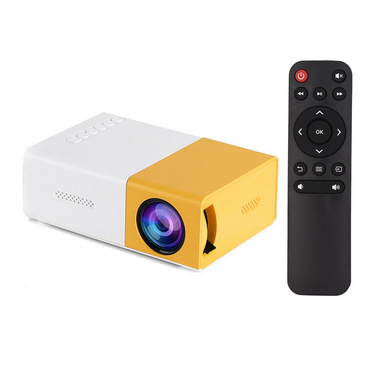 MP20 720P / 1080P Mini LED Projector Portable Video Projector with Built-in Speaker Remote Control Support HD / AV / USB / Audio 3.5mm Interface