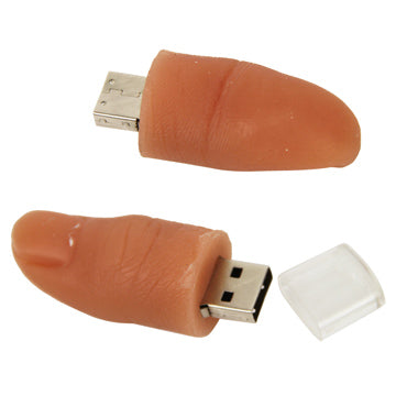 Funny Silicone Finger Style USB Flash Disk,2/4/8/16GB Available;16GB