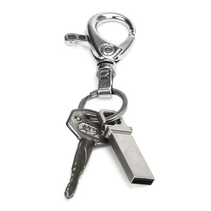 USB Flash Drive Lock Memory Disk Metal, 4/8/16/32GB Available;16GB;Silver Color