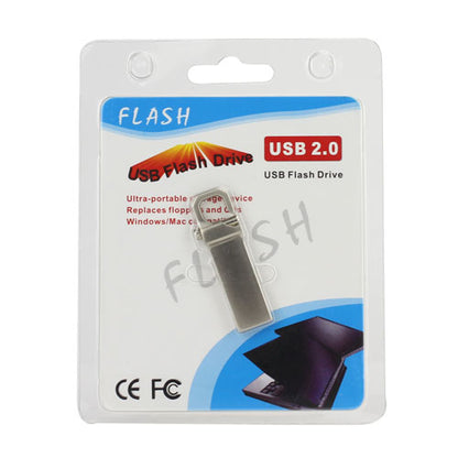 USB Flash Drive Lock Memory Disk Metal, 4/8/16/32GB Available;16GB;Silver Color