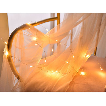 DC 6V 10M/33FT 100LED Copper Wire Xmas Wedding Party String Fairy Light for Party/Garden/Indoor Decoration/Outdoor Decoration