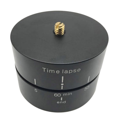 Time Lapse 360 Degree Auto Rotate Camera Platform Tripod Head Base for GoPro Hero 6/5/4/3, Xiaoyi Action Camera