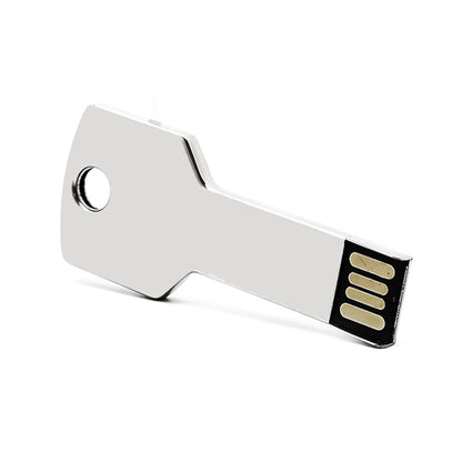 Premium Metal Key Design USB Flash Memory Drive, 4/8/16/32/64GB Available;32GB;Blue